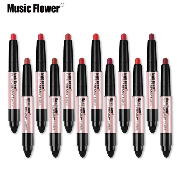 music flower 12 colors glamorous bite lips make up matte creamy lipstick pencil lip stick makeup batom rouge with sponge
music flower 12 colors glamorous bite lips make up matte creamy lipstick pencil lip stick makeup batom rouge with sponge