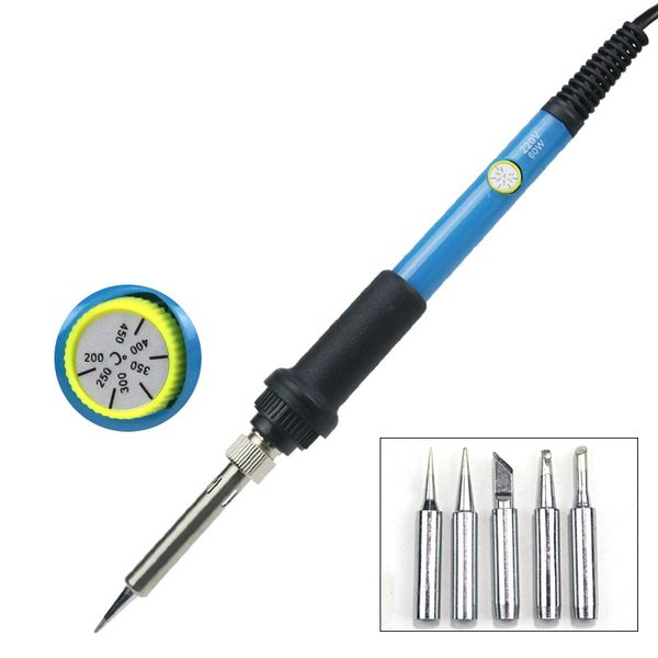 60w adjustable temperature electric soldering iron welding station welding pencil repair tool kit with 5pcs soldering iron tip
60w adjustable temperature electric soldering iron welding station welding pencil repair tool kit with 5pcs soldering iron tip