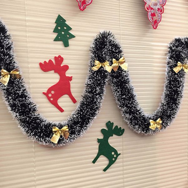 2m christmas hanging tinsel garland with 12 bows,green ribbon xmas hanging ornament for pine tree fireplace home decorations
2m christmas hanging tinsel garland with 12 bows,green ribbon xmas hanging ornament for pine tree fireplace home decorations