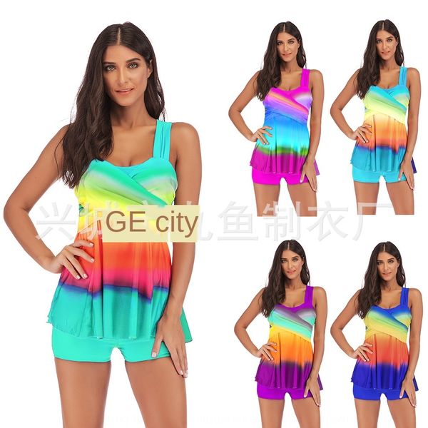 2019 large size skirt gradient color rainbow printed 2019 large size skirt swimsuit gradient color rainbow printed swimsuit, White;black
2019 large size skirt gradient color rainbow printed 2019 large size skirt swimsuit gradient color rainbow printed swimsuit, White;black