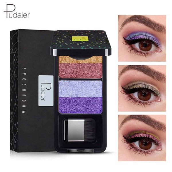 2019 4 color makeup glitter eyeshadow palette with brush waterproof shimmer eye shadow cosmetics sj66
2019 4 color makeup glitter eyeshadow palette with brush waterproof shimmer eye shadow cosmetics sj66