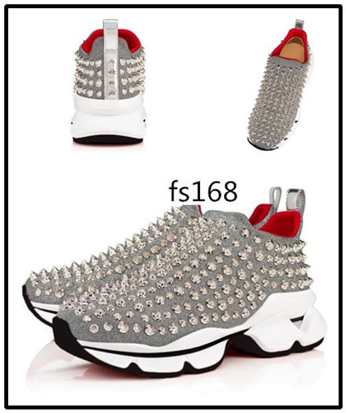 2020 brand red bottom spike sock sneakers, red sole flats with krystal spikes, 30mm black & white donna flats for 2
2020 brand red bottom spike sock sneakers, red sole flats with krystal spikes, 30mm black & white donna flats for 2