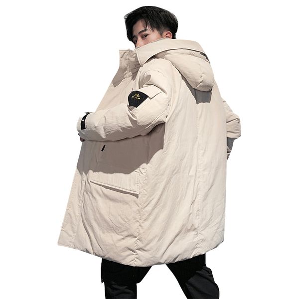 fgkks winter new men fashion down coat men's multi-pocket printing overcoat male long section hooded down coats brand clothing, Black
fgkks winter new men fashion down coat men's multi-pocket printing overcoat male long section hooded down coats brand clothing, Black