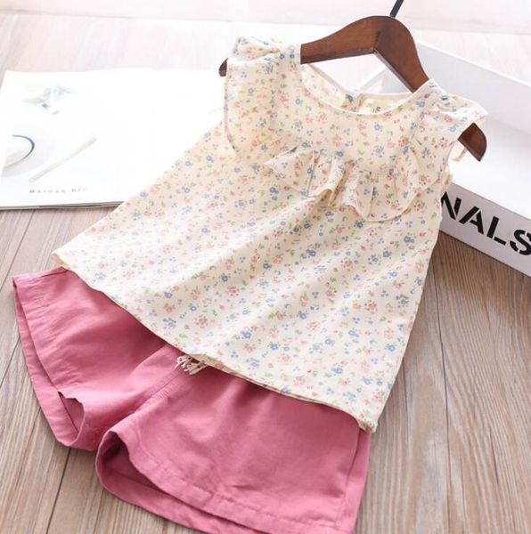 2020 korea style girls 2 pcs set ruffles shirt+shorts cotton fashion summer girls suits 2-7 years qh558, White
2020 korea style girls 2 pcs set ruffles shirt+shorts cotton fashion summer girls suits 2-7 years qh558, White