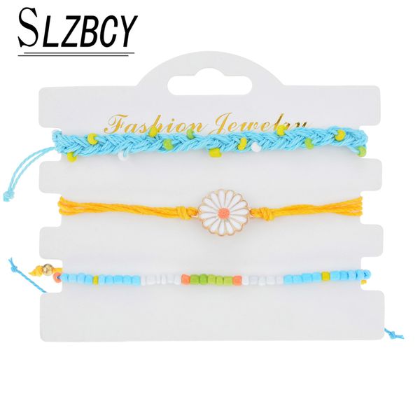 3pcs/lot bohemia handmade braided adjustable bracelets set women seed beads flower charm bracelet wristband fashion jewelry gift, Golden;silver
3pcs/lot bohemia handmade braided adjustable bracelets set women seed beads flower charm bracelet wristband fashion jewelry gift, Golden;silver