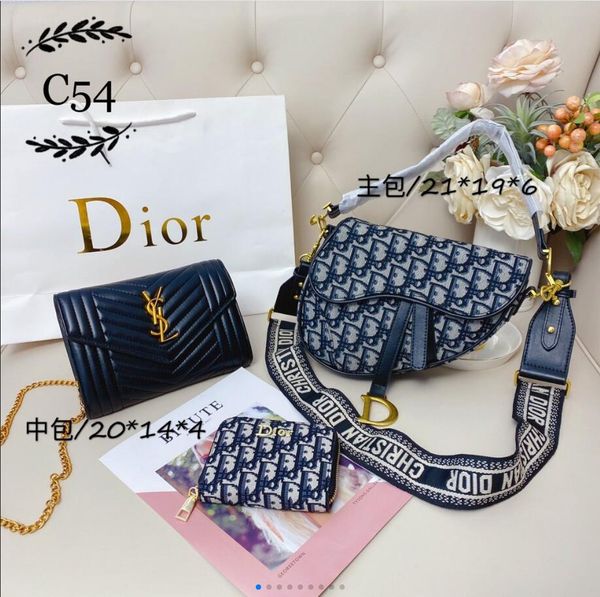 sale 3 piece set designers bags women crossbody bag genuine leather luxury handbags purses designers lady tote bags coin purse three item 05, Blue;gray
sale 3 piece set designers bags women crossbody bag genuine leather luxury handbags purses designers lady tote bags coin purse three item 05, Blue;gray