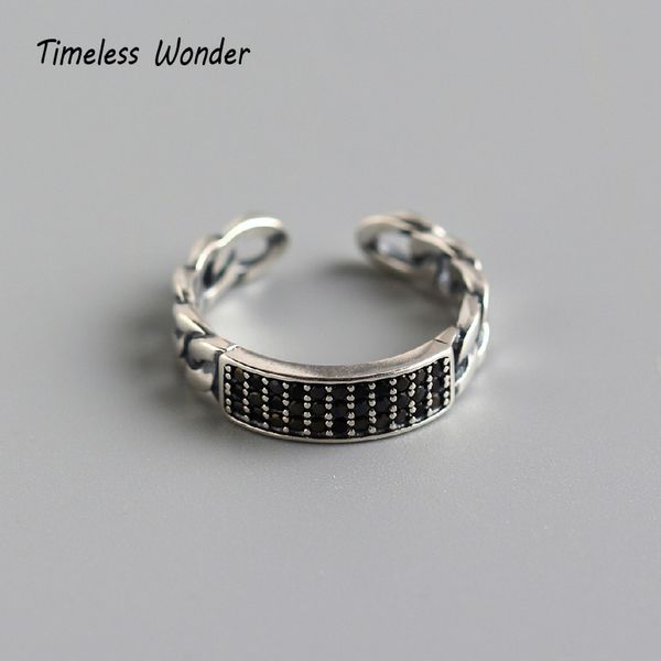 timeless wonder 925 sterling sliver black stone chained rings women jewelry punk gothic cocktail ins hiphop boho lady 3384, Golden;silver
timeless wonder 925 sterling sliver black stone chained rings women jewelry punk gothic cocktail ins hiphop boho lady 3384, Golden;silver