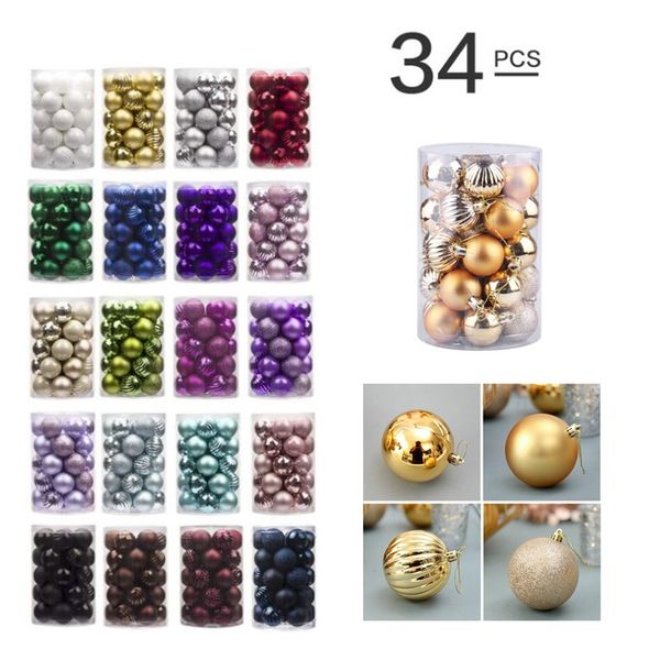 34PCS / SET Рождественская елка Красочный Christmas Ball Xmas Tree украшения Для дома Party Отель Win
34PCS / SET Рождественская елка Красочный Christmas Ball Xmas Tree украшения Для дома Party Отель Win
