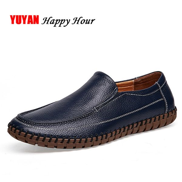 new 2019 genuine leather shoes men fashion loafers cowhide men's casual shoes non-slip male footwear zhk177, Black
new 2019 genuine leather shoes men fashion loafers cowhide men's casual shoes non-slip male footwear zhk177, Black