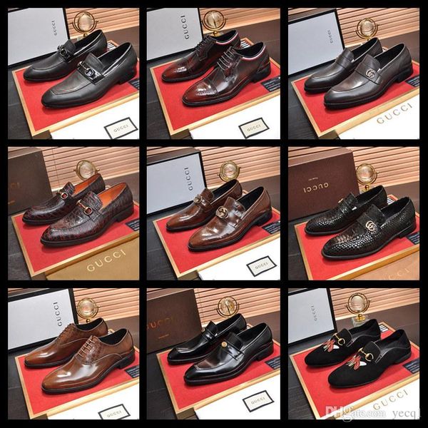 18ss men's dress shoes men 2019 autumn fashion formal shoes man casual leahter footwear office lace-up new brand designers men's s, Black
18ss men's dress shoes men 2019 autumn fashion formal shoes man casual leahter footwear office lace-up new brand designers men's s, Black
