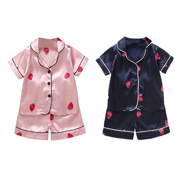 Baby Kids Boys Girls Strawberry Print Outfits Short Sleeve Blouse Tops+Shorts Sleepwear Pajamas Set
Baby Kids Boys Girls Strawberry Print Outfits Short Sleeve Blouse Tops+Shorts Sleepwear Pajamas Set