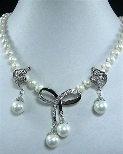dyy colorswhite/pink/black pearl/red/green necklace +pendant earring set (a0423, Silver
dyy colorswhite/pink/black pearl/red/green necklace +pendant earring set (a0423, Silver