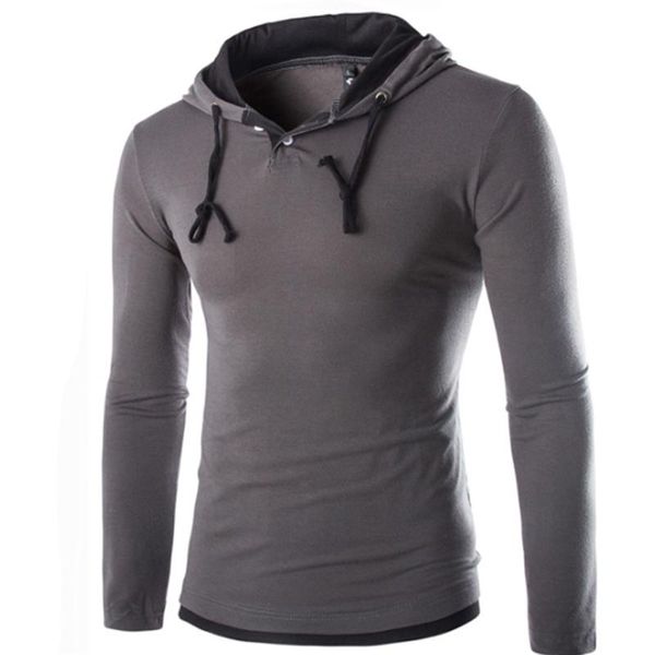new t shirt male brand fashion men 's hooded stitching design &tees t shirt men long sleeve slim male slim, White;black
new t shirt male brand fashion men 's hooded stitching design &tees t shirt men long sleeve slim male slim, White;black