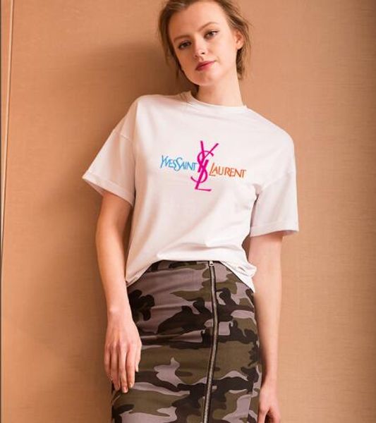 summer womens short sleeve t-shirt letter printing fashion simple round collar t-shirt summer pure cotton breathable t-shirt, White
summer womens short sleeve t-shirt letter printing fashion simple round collar t-shirt summer pure cotton breathable t-shirt, White