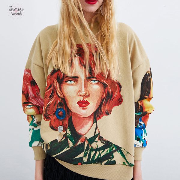 streetwear характер печать толстовки весна женщина 2019 o шея длинного рукавов пуловер вязаная крупногабаритный hoodie толстовка, Black
streetwear характер печать толстовки весна женщина 2019 o шея длинного рукавов пуловер вязаная крупногабаритный hoodie толстовка, Black