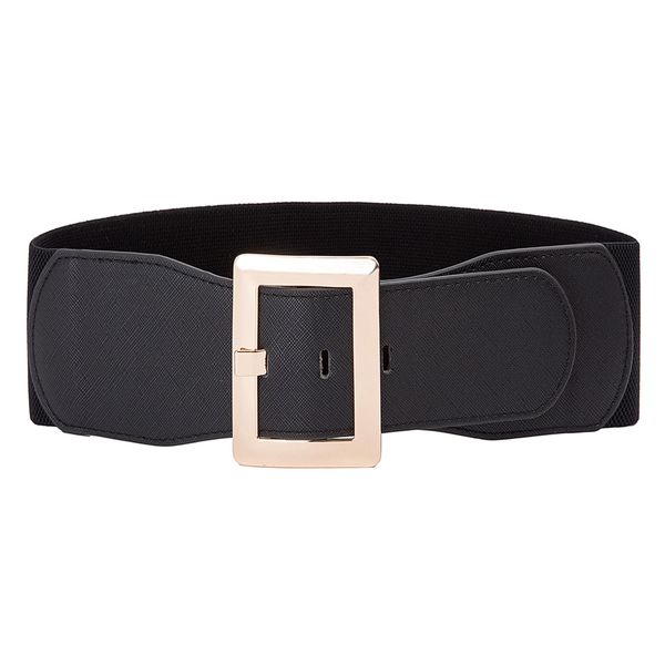 hn women fashion solid color waistband ladies 7.5cm wide classic buckle stretchy elastic waist belt, Black;brown
hn women fashion solid color waistband ladies 7.5cm wide classic buckle stretchy elastic waist belt, Black;brown