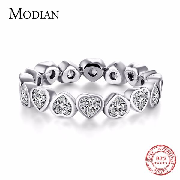 modian fashion classic cubic zirconia jewelry real 925 sterling silver love hearts ring eternity simulated ring bands jewelry, Golden;silver
modian fashion classic cubic zirconia jewelry real 925 sterling silver love hearts ring eternity simulated ring bands jewelry, Golden;silver
