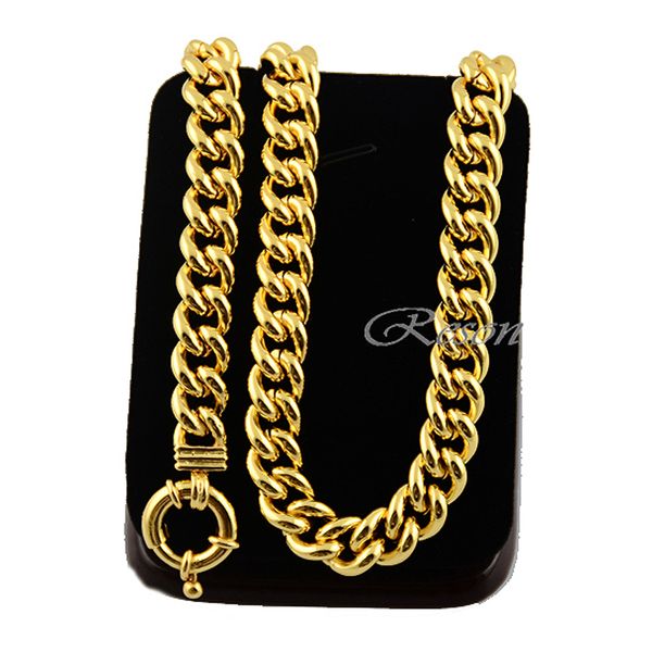 1pcs chunly heavy wide 10mm chains man woman gift yellow gold color filled link curb necklace 20inch bracelet, Silver
1pcs chunly heavy wide 10mm chains man woman gift yellow gold color filled link curb necklace 20inch bracelet, Silver