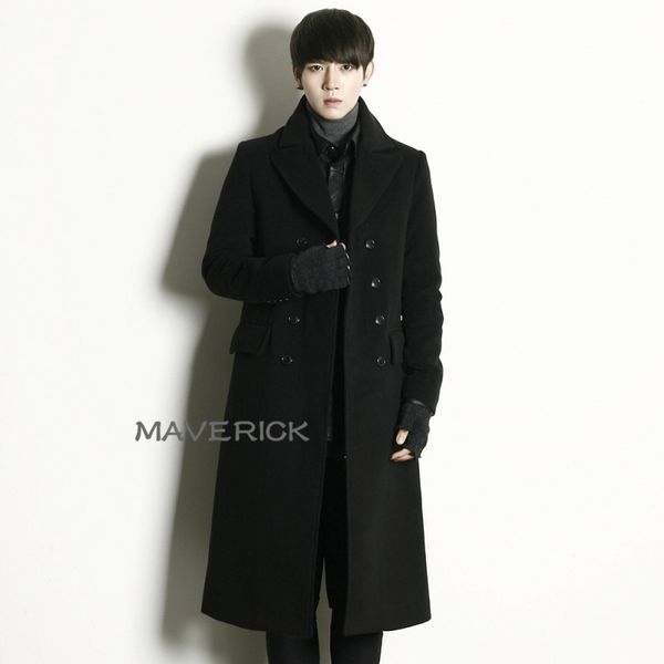 xs-6xl 2019 men clothing fashion double-breasted turtleneck woolen overcoat british army long wool tench suit plus size costumes, Black
xs-6xl 2019 men clothing fashion double-breasted turtleneck woolen overcoat british army long wool tench suit plus size costumes, Black