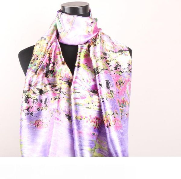 1pcs hunter green black sunflowers lavender color women's fashion satin oil painting long wrap shawl beach silk scarf 160x50cm, Blue;gray
1pcs hunter green black sunflowers lavender color women's fashion satin oil painting long wrap shawl beach silk scarf 160x50cm, Blue;gray