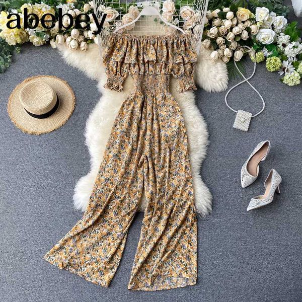 vintage floral print 2020 slim ruffles off shoulder summer full length jumpsuit women high waist playsuit beach romper, Black;white
vintage floral print 2020 slim ruffles off shoulder summer full length jumpsuit women high waist playsuit beach romper, Black;white