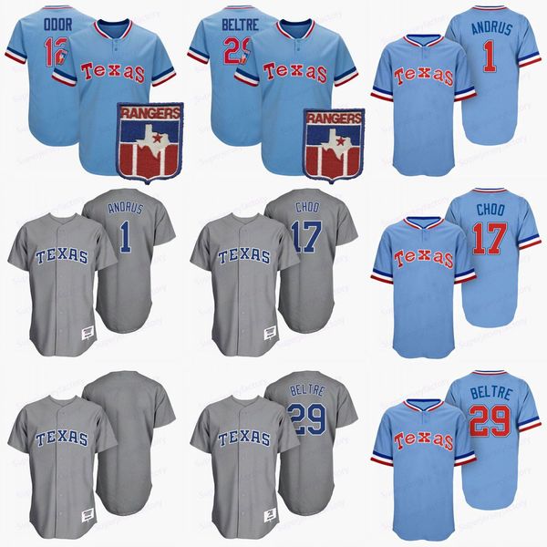 Texas 1977 Retro Jerseys Rangers patch Men 13 Joey Gallo 12 Rougned Odor 19 Profar 17 Shin-Soo Choo 3 DeShields 30 Mazara Throwback Jerseys
Texas 1977 Retro Jerseys Rangers patch Men 13 Joey Gallo 12 Rougned Odor 19 Profar 17 Shin-Soo Choo 3 DeShields 30 Mazara Throwback Jerseys