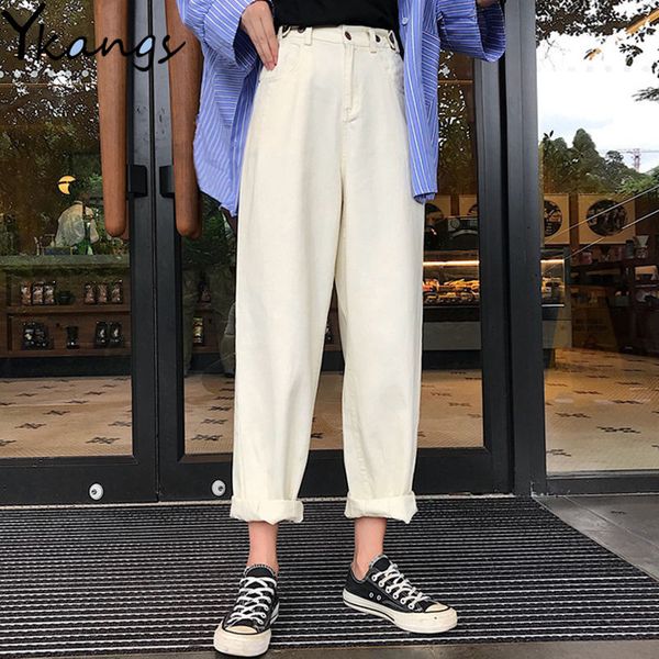 100% cotton beige white woman's jeans elastic high waist harem mom jeans spring plus size black denim pants women wide leg, Blue
100% cotton beige white woman's jeans elastic high waist harem mom jeans spring plus size black denim pants women wide leg, Blue