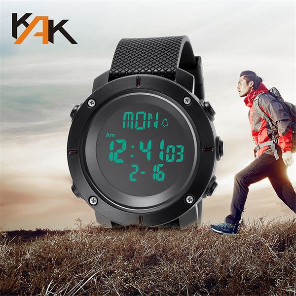 kak men new sport digital watch 30m waterproof round large dial manner plastic electronic outdoor watch led calendar clock xb40, Slivery;brown
kak men new sport digital watch 30m waterproof round large dial manner plastic electronic outdoor watch led calendar clock xb40, Slivery;brown