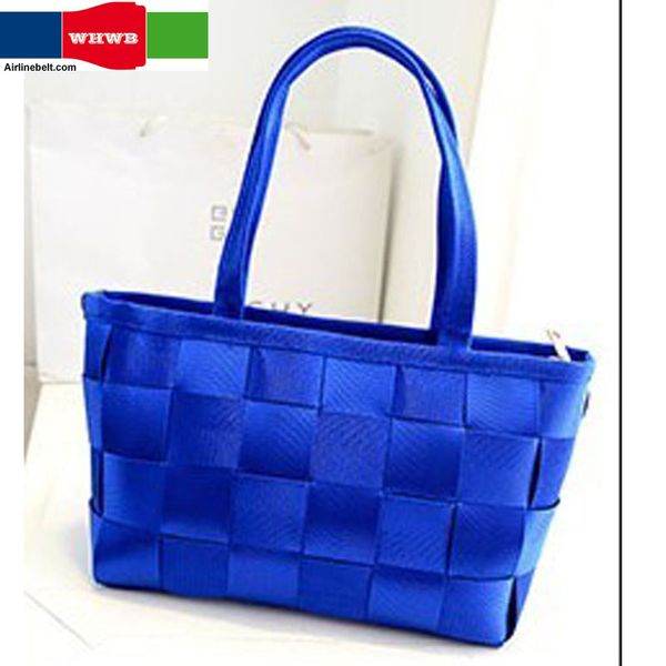 31x22 polyester seatbelt woven ladies' hand bag fashion tote woman shoulder seat belt bags ing
31x22 polyester seatbelt woven ladies' hand bag fashion tote woman shoulder seat belt bags ing