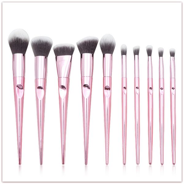 professional makeup brushes set 10 pieces gemtotal foundation concealer lip eyeshadow blush handle with finger print synthetic hair(pink
professional makeup brushes set 10 pieces gemtotal foundation concealer lip eyeshadow blush handle with finger print synthetic hair(pink