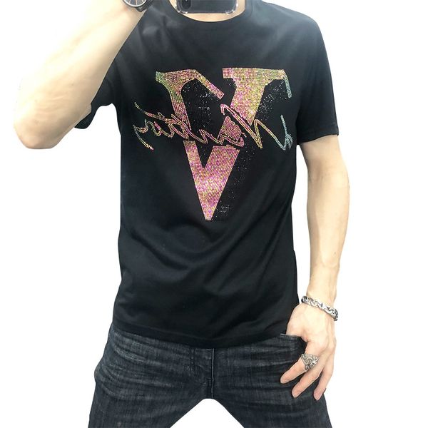 2020 fashion designer short t-shirt european style men's round neck t-shirt 100% cotton short-sleeved men's cotton short sleeve, White;black
2020 fashion designer short t-shirt european style men's round neck t-shirt 100% cotton short-sleeved men's cotton short sleeve, White;black