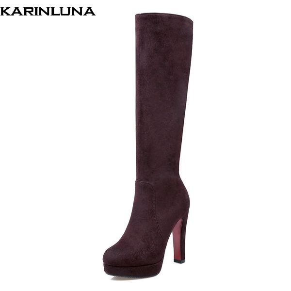 karin 2018 plus size 33-43 wholesale new high heel fashion shoes women boots add fur winter knee high boots woman, Black
karin 2018 plus size 33-43 wholesale new high heel fashion shoes women boots add fur winter knee high boots woman, Black