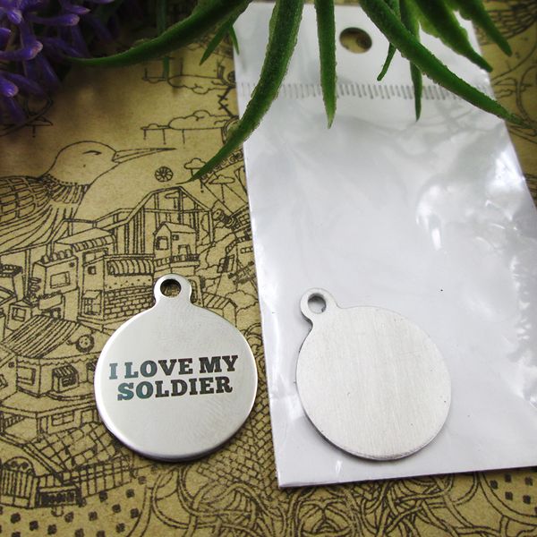 40pcs--"i love my soldier"stainless steel charms more style for choosing diy charms pendants for necklace, Bronze;silver
40pcs--"i love my soldier"stainless steel charms more style for choosing diy charms pendants for necklace, Bronze;silver