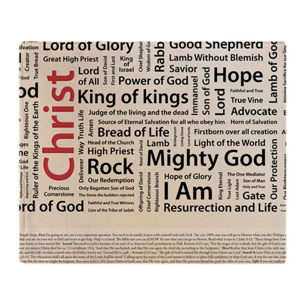 100 names of jesus american spelling soft fleece throw blanket warm cozy bed couch lightweight fleece blanket for kids adults 
100 names of jesus american spelling soft fleece throw blanket warm cozy bed couch lightweight fleece blanket for kids adults