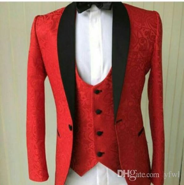 classic jacquard tuxedos groom wedding men suits mens wedding suits tuxedo costumes de smoking pour hommes men(jacket+pants+tie+vest) 178, Black;gray
classic jacquard tuxedos groom wedding men suits mens wedding suits tuxedo costumes de smoking pour hommes men(jacket+pants+tie+vest) 178, Black;gray