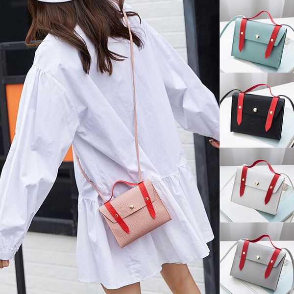 ladies shoulder bag leather hit color small girls handbag versatile fashion luxury women messenger bags drop ship 2019#35
ladies shoulder bag leather hit color small girls handbag versatile fashion luxury women messenger bags drop ship 2019#35