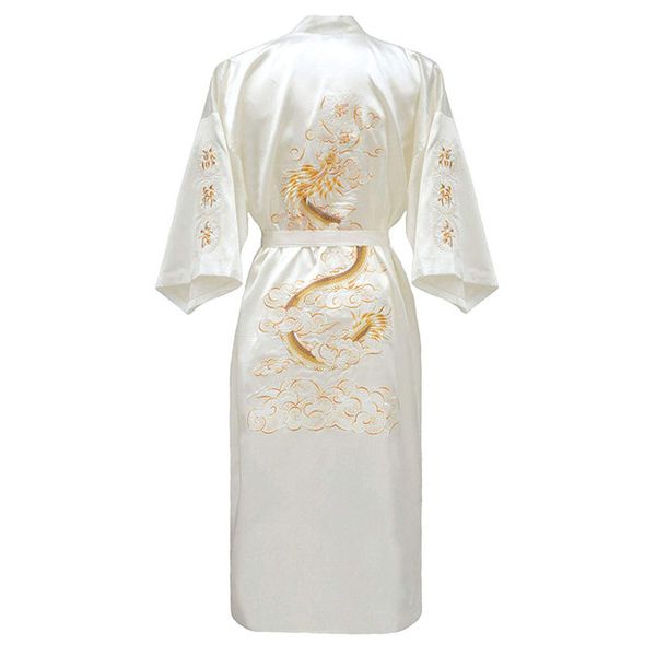 men kimono robe gown embroidery dragon sleepwear nightwear casual soft bathrobe gown loose intimate lingerie nightgown plus size, Black;brown
men kimono robe gown embroidery dragon sleepwear nightwear casual soft bathrobe gown loose intimate lingerie nightgown plus size, Black;brown