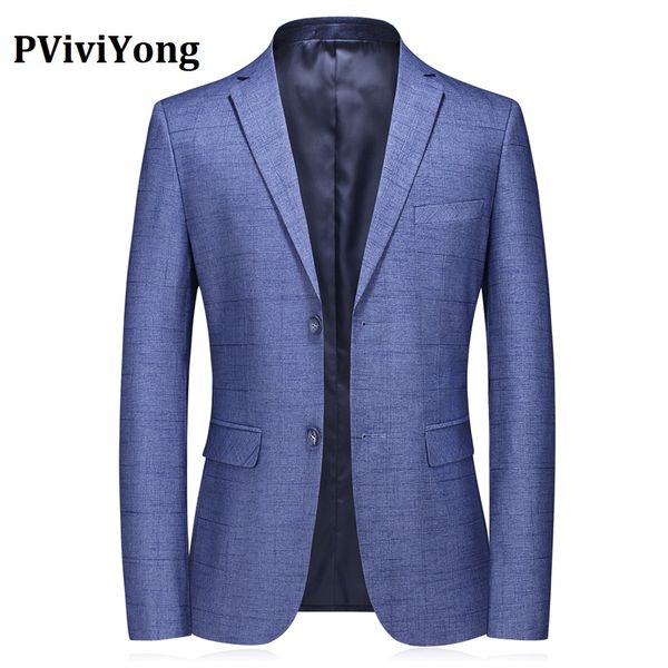 pviviyong brand 2020 leisure business men's suit blazers slim fit blue grid elastic suit jacket men c657, White;black
pviviyong brand 2020 leisure business men's suit blazers slim fit blue grid elastic suit jacket men c657, White;black