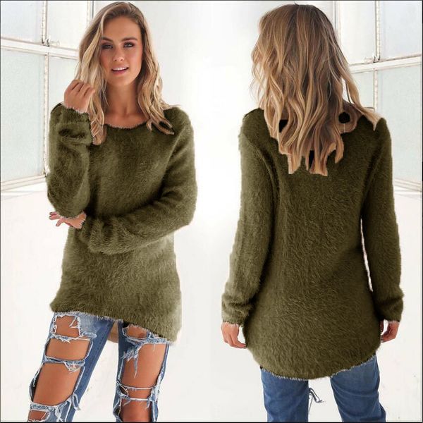 womens large knitted sweater casual solid long sleeve jumper sweaters blouse pull femme nouveaute 2019 #y15, White;black
womens large knitted sweater casual solid long sleeve jumper sweaters blouse pull femme nouveaute 2019 #y15, White;black