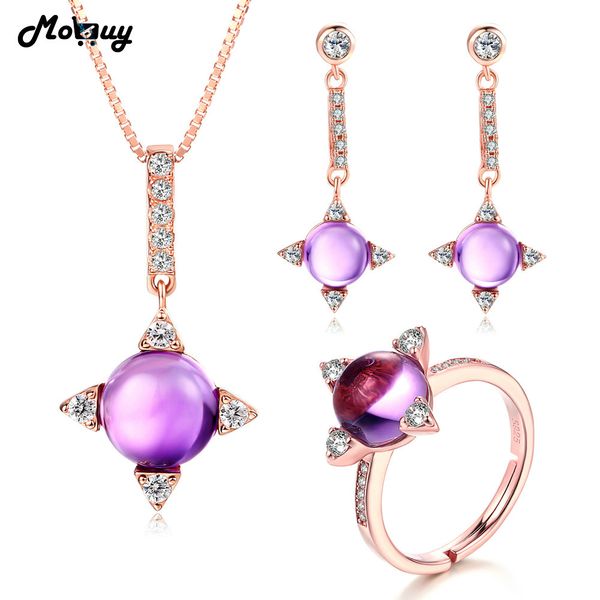 mobuy amethyst natural gemstone rose gold plated 925 sterling silver jewelry sets for women party vintage jewelry v009enr, Black
mobuy amethyst natural gemstone rose gold plated 925 sterling silver jewelry sets for women party vintage jewelry v009enr, Black