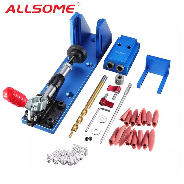 allsome aluminum pocket hole jig kit wood hole saw 9.5mm step drill bits 150mm ph2 screwdriver bit with pocket plugs screws
allsome aluminum pocket hole jig kit wood hole saw 9.5mm step drill bits 150mm ph2 screwdriver bit with pocket plugs screws