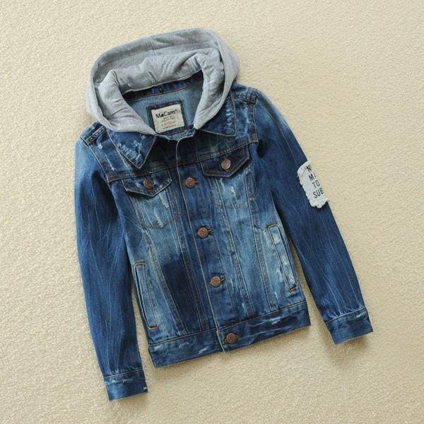 rlyaeiz 2019 spring new boys denim jacket coat autumn fashion children jeans jackets kids boys casual jackets casaco infantil, Blue;gray
rlyaeiz 2019 spring new boys denim jacket coat autumn fashion children jeans jackets kids boys casual jackets casaco infantil, Blue;gray