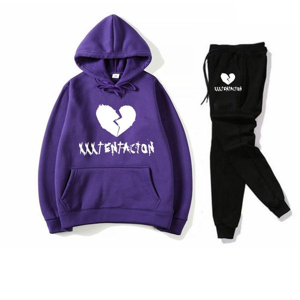 2019 autumn/winter xxxtentacion revenge kill hip hop hoodies sweatshirts and sweatpants men two piece set hooded suit, Gray
2019 autumn/winter xxxtentacion revenge kill hip hop hoodies sweatshirts and sweatpants men two piece set hooded suit, Gray