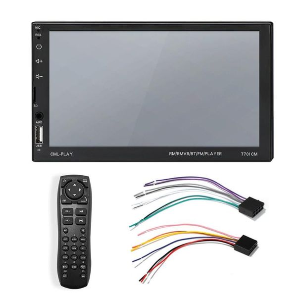 7701 2 din 7 inch touch screen mp5 player car radio bluetooth stereo usb fm aux camera
7701 2 din 7 inch touch screen mp5 player car radio bluetooth stereo usb fm aux camera