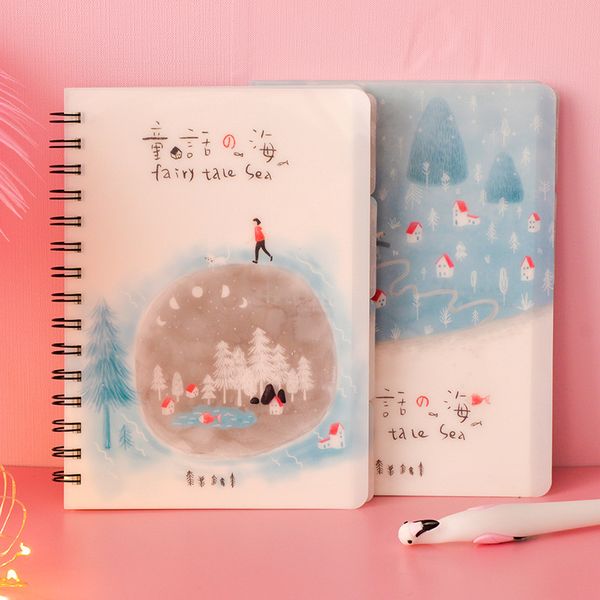 100 Sheets Pp Coils Notebook, This Skin Rat Notebook, Korean Small Fresh Student Planners Diary Book Stationery.