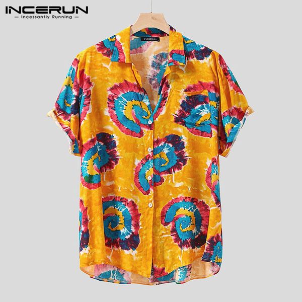 incerun summer printing shirt men short sleeve breathable loose vacation casual hawaiian shirts men streetwear 2020 beach blouse, White;black
incerun summer printing shirt men short sleeve breathable loose vacation casual hawaiian shirts men streetwear 2020 beach blouse, White;black