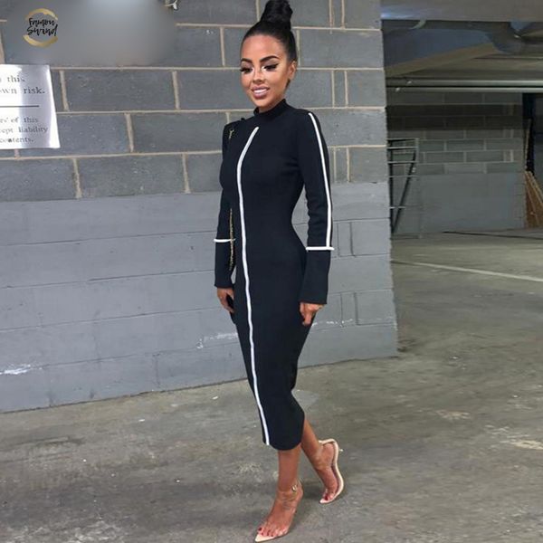 casual bodycon women long dress fashion full sleeve striped patchwork dresses fashion turtleneck ladies skinny dresses, Black;gray
casual bodycon women long dress fashion full sleeve striped patchwork dresses fashion turtleneck ladies skinny dresses, Black;gray
