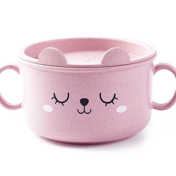lovely wheat straw double ear anti-scalding children's rice bowl with lid cartoon eco-friendly baby feeding bowl tableware
lovely wheat straw double ear anti-scalding children's rice bowl with lid cartoon eco-friendly baby feeding bowl tableware