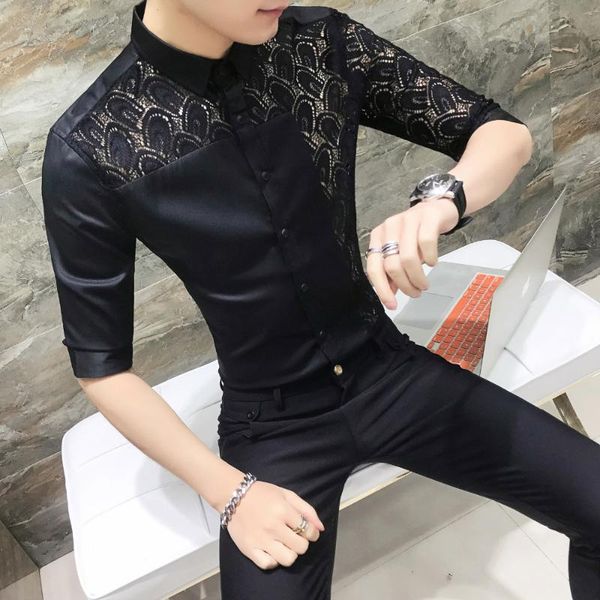 корейский платье рубашки мужчины моды 2018. половина рукава кружево лоскутное мужские рубашки социальные slim fit hollow ночной клуб singer, White;black
корейский платье рубашки мужчины моды 2018. половина рукава кружево лоскутное мужские рубашки социальные slim fit hollow ночной клуб singer, White;black