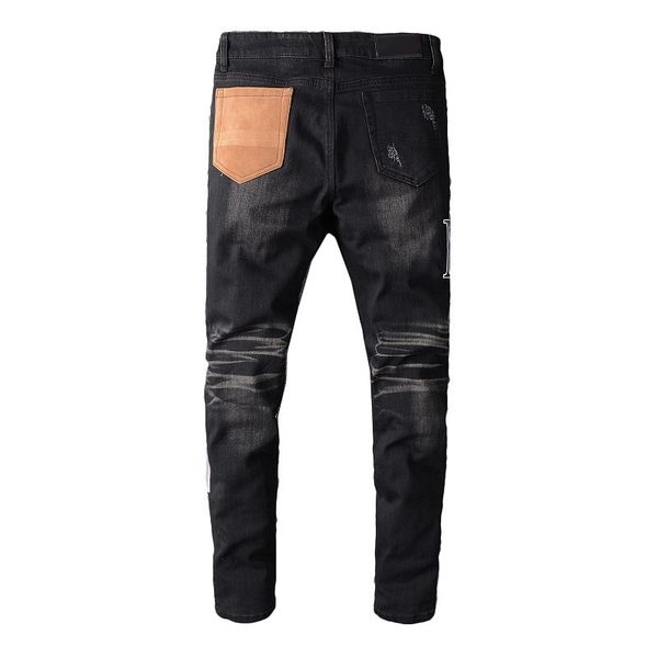 jeans mens hip hop style luxury designer denim pant distressed ripped biker jean slim fit motorcycle men clothing size 28-40, Blue
jeans mens hip hop style luxury designer denim pant distressed ripped biker jean slim fit motorcycle men clothing size 28-40, Blue